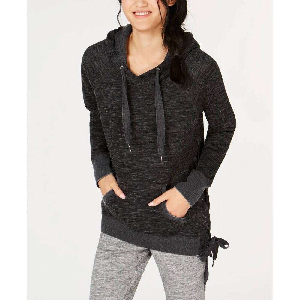 NEW CALVIN KLEIN performance plus size sweatshirt in black shadow